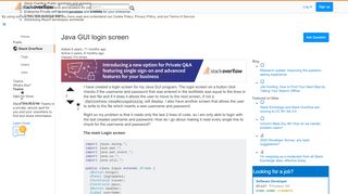 
                            1. swing - Java GUI login screen - Stack Overflow