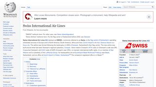 
                            7. Swiss International Air Lines - Wikipedia