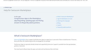 
                            4. Swisscom Marketplace - Help | Swisscom