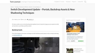 
                            6. Switch Development Update – Portals, Backdrop ... - Tom Looman