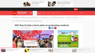 
                            8. SXC Ranchi bids a fond adieu to graduating …