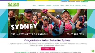 
                            7. Sydney 2019 100km & 50km | Oxfam Trailwalker Australia