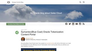 
                            5. Symantec(Blue Coat) Oracle Tokenization Content Portal | Oracle ...