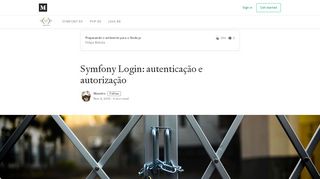 
                            2. Symfony Login: autenticação e autorização - Code Maestro ...