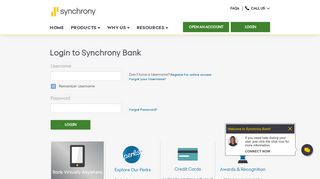 
                            6. Synchrony Bank - Login