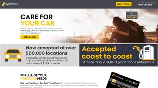 
                            4. Synchrony Car Care™ | Auto Repair Credit Card