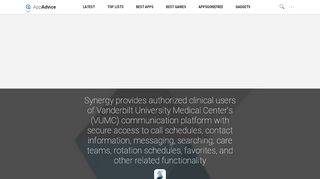 
                            9. Synergy Mobile - Scheduling by Vanderbilt University Medical Center