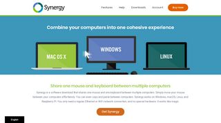 
                            1. Synergy - Share One Mouse & Keyboard Across Computers - Symless