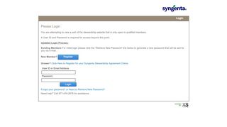 
                            5. Syngenta Stewardship Login - licensemanagement.xsinc.com