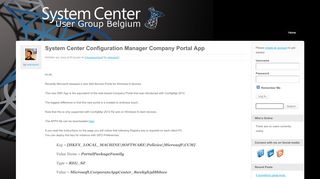 
                            6. System Center Configuration Manager Company Portal App | Nico's ...
