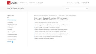 
                            8. System Speedup for Windows – Official Avira …