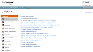
                            6. Systweak: RegClean Pro - FAQ's