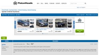 
                            7. Sytner Online Auctions - Page 1 - General Gassing ...