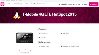 
                            7. T-Mobile 4G LTE HotSpot Z915 T-Mobile Support