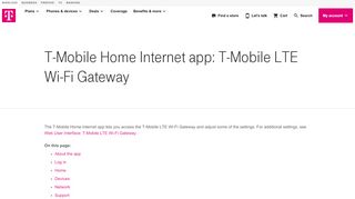 
                            8. T-Mobile Home Internet app: T-Mobile LTE Wi-Fi ... | T-Mobile Support