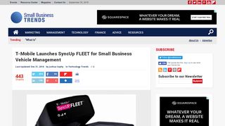 
                            8. T-Mobile Launches SyncUp FLEET for Small Business Vehicle ...