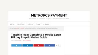 
                            1. T mobile login-T mobile login Bill Pay Prepaid