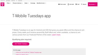
                            4. T-Mobile Tuesdays app | T-Mobile Support
