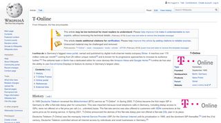 
                            9. T-Online - Wikipedia