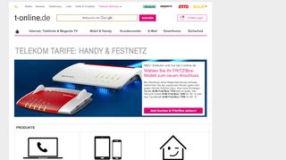 
                            9. t-online.de Tarife & Produkte
