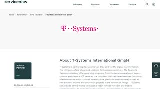 
                            9. T-Systems International GmbH | Servicenow Partner