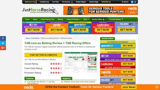 
                            1. TAB Review - MUST READ before Betting with the TAB.com.au