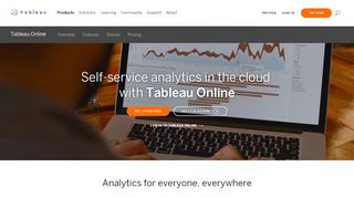 
                            2. Tableau Online | SaaS Analytics For Everyone