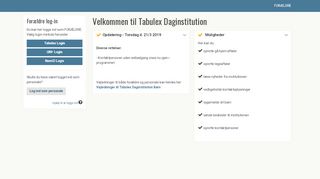 
                            1. Tabulex Daginstitution - borneweb.dk