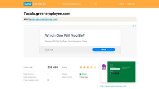 
                            6. Tacala.greenemployee.com: Greenshades Sign On