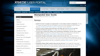 
                            7. TACC Stampede User Guide - XSEDE User Portal