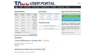 
                            1. TACC User Portal: Home
