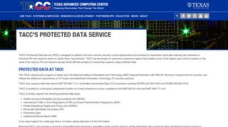 
                            3. TACC's Protected Data Service - Texas Advanced Computing Center
