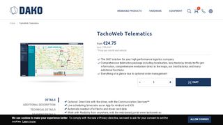 
                            3. TachoWeb Telematics - telematics system for truck and bus