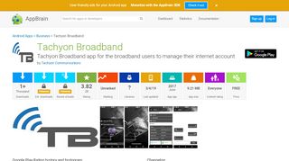 
                            7. Tachyon Broadband - Android app on AppBrain