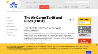 
                            3. TACT - The Air Cargo Tariff and Rules