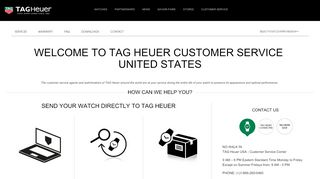 
                            5. TAG Heuer Customer Service United States - Home