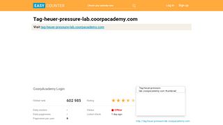 
                            7. Tag-heuer-pressure-lab.coorpacademy.com - Easy Counter