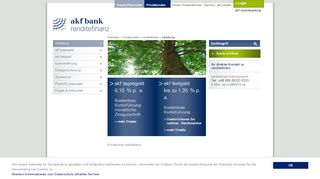 
                            4. Tagesgeld und Festgeld • akf renditefinanz - AKF Bank