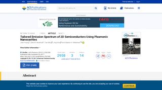 
                            1. Tailored Emission Spectrum of 2D Semiconductors Using ...
