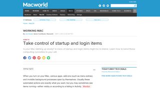 
                            6. Take control of startup and login items | Macworld