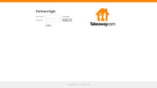 
                            5. Takeaway.com Partners — Partners login