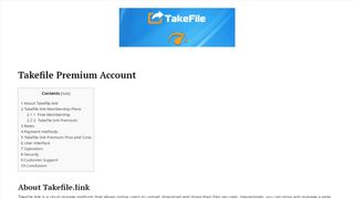 
                            1. Takefile Premium Account