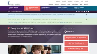 
                            4. Taking the MCAT® Exam - AAMC Students