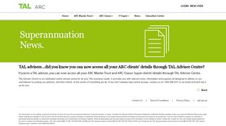 
                            6. TAL advisers…did you know you can now access all your ... - TAL ARC