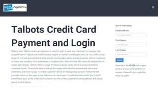 
                            9. Talbots Credit Card Payment - Login - Address - …