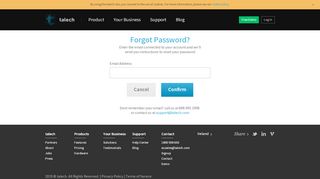
                            5. talech POS | Forgot password