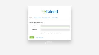 
                            7. Talend Partner Portal: Log In