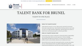 
                            9. Talent Bank for Brunel