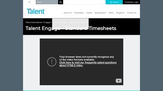
                            1. Talent Engage - Standard Timesheets - Talent International