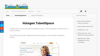 
                            1. Talent Management System - Halogen TalentSpace